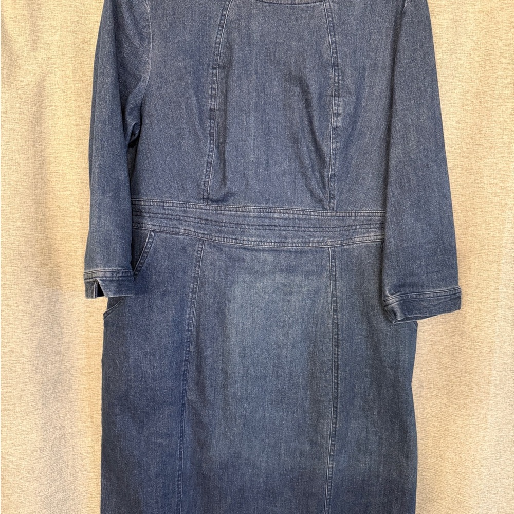 Boden Blue Denim Dress